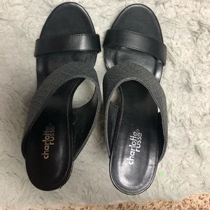 Snake-Skin Open Strap  Heels